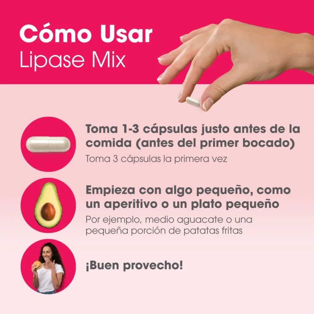 Lipase Mix 36 Cápsulas.